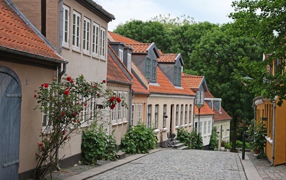 tiny homes in a scenic area