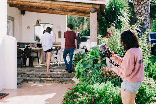 group of people enjoying a tiny house workshop