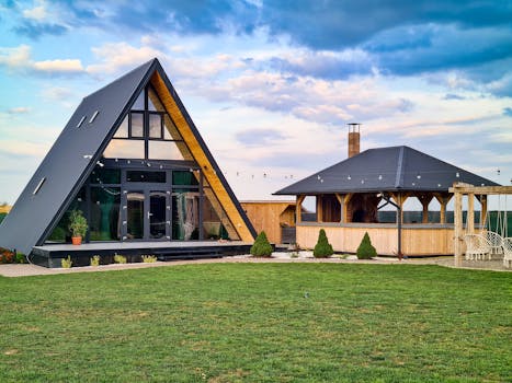 cozy tiny home in a beautiful landscape